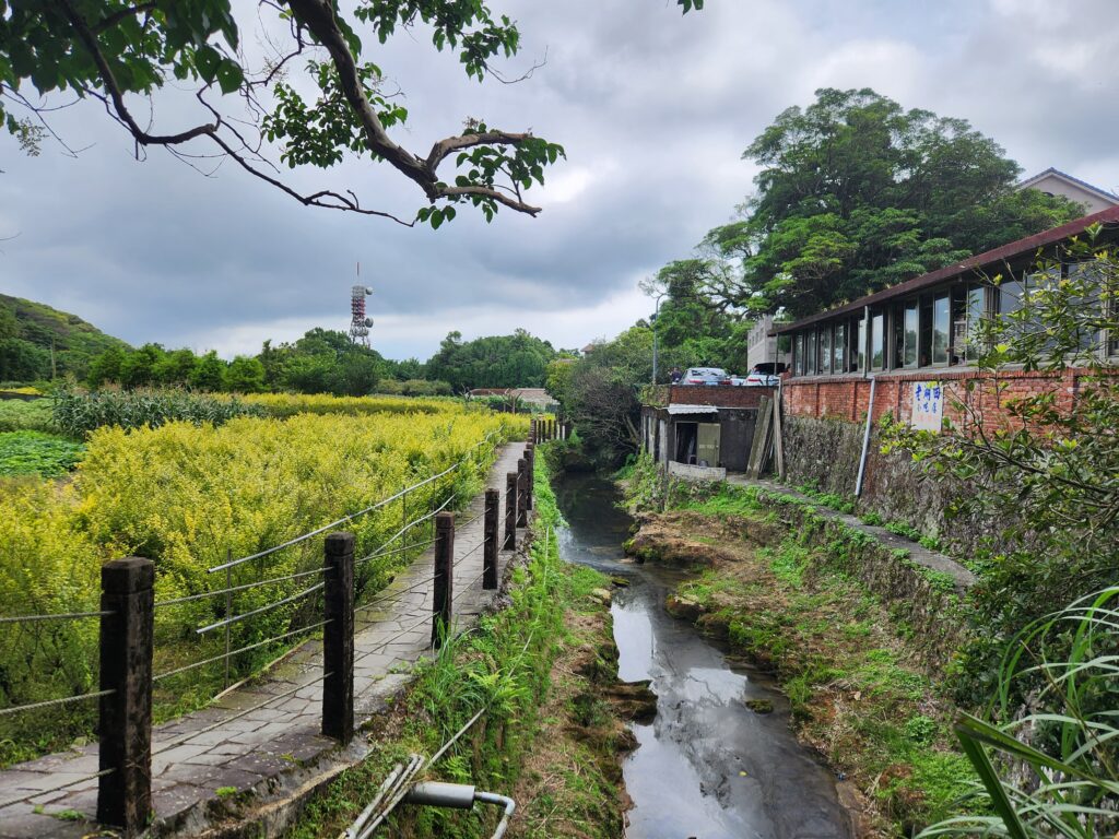 老湖田小吃周遭-渠道